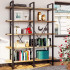 Bookshelf, Double Wide 5-Tier Open Bookcase Bookshelf, Double Wide 5-Tier Open Bookcase