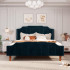Queen Size Velvet Bed Frame