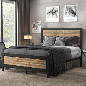 Heavy Duty Full Size Bed Frame/Metal Platform Bed
