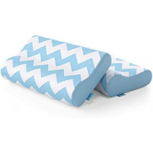 [2-Pack] Contour Memory Foam Pillow Set of 2