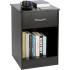 Black Nightstand with Drawers Black Nightstand with Drawers