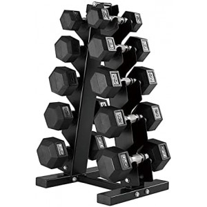  Dumbbell Set Rubber Encased