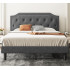 Upholstered Full Size Platform Bed Frame Upholstered Full Size Platform Bed Frame