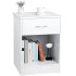 White Nightstand with Drawer White Nightstand with Drawer
