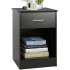 Black Nightstand with Drawer Black Nightstand with Drawer