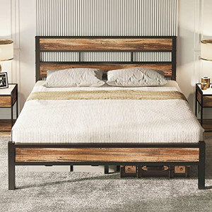 Queen Bed Frame with Headboard