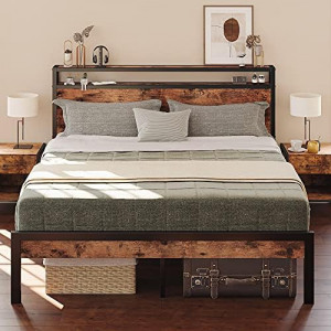 Queen Bed Frame with Headboard