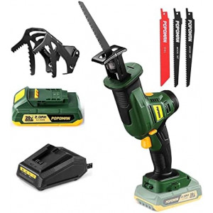20V Cordless Reciprocating Saw with Clamping Jaw