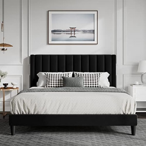 Queen Size Vertical Channel Platform Bed Frame