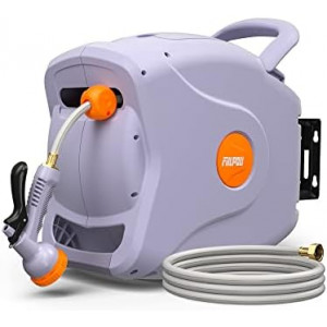 1/2 Inch 100 FT Retractable Garden Hose Reel