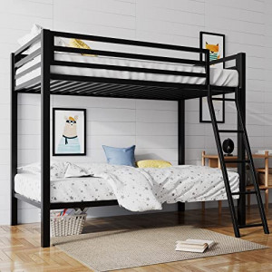 Twin Over Twin Metal Bunk Bed for Juniors