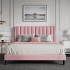 King Size Vertical Channel Platform Bed Frame