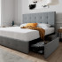 Queen Upholstered Platform Storage Bed Frame Queen Upholstered Platform Storage Bed Frame