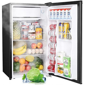 3.2 Cu.Ft Mini Fridge with Freezer