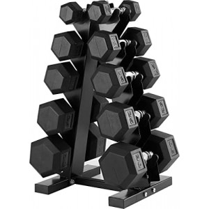  Dumbbell Set Rubber Encased