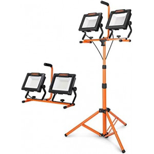 20000 Lumen 200W LED Work Light with Stand