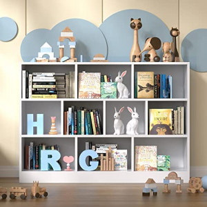 White Wood Bookshelf