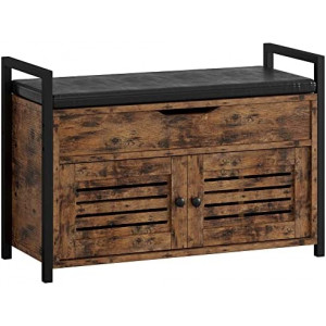 Shoe Storage Bench with Door Cabinet