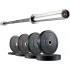 2 Inch Bumper Plates Set with 7-Foot Olympic Barbell 2 Inch Bumper Plates Set with 7-Foot Olympic Barbell