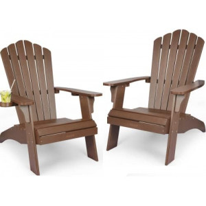 Oversized Adirondack Chairs Set of 2