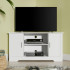 White Small Corner TV Stand White Small Corner TV Stand