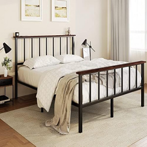 Heavy Duty Full Size Platform Bed Frame