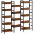 Bookcases and Bookshelves Triple Wide 5 Tiers
