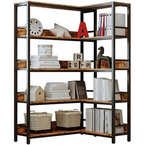 Industrial Bookshelves 5 Tiers