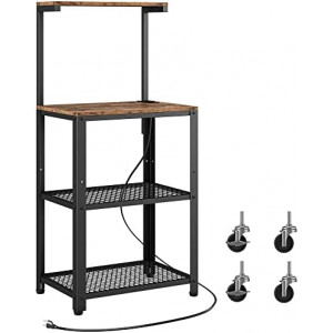 Bakers Rack with Power Outlet