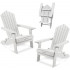 Folding Adirondack Chairs Set of 2