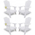 Oversized Adirondack Chairs Set of 4 Oversized Adirondack Chairs Set of 4