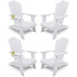 Oversized Adirondack Chairs Set of 4 Oversized Adirondack Chairs Set of 4