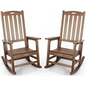Patio Oversized Rocking Chair Set of 2