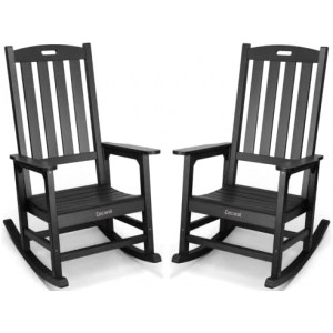 Patio Oversized Rocking Chair Set of 2