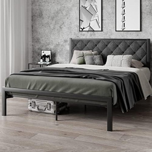 Queen Metal Platform Bed Frame