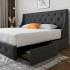 Queen Platform Upholstered Bed Frame with 4 Storage Queen Platform Upholstered Bed Frame with 4 Storage