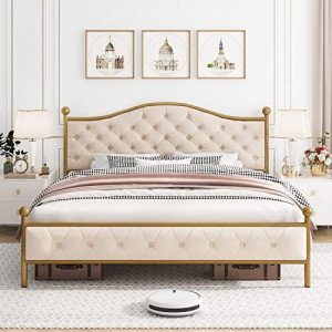 Queen Size Platform Bed Frame