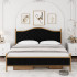 King Size Platform Bed Frame