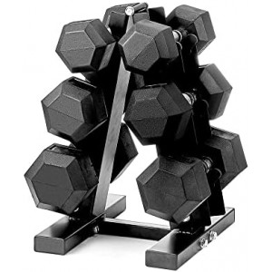  Dumbbell Set Rubber Encased