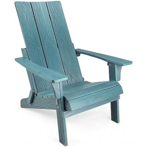 Folding Adirondack Chair (1, Blue)