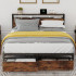 Queen Bed Frame with Storage Headboard Queen Bed Frame with Storage Headboard