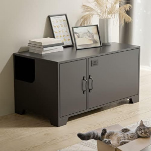 Hidden Cat Litter Box Enclosure