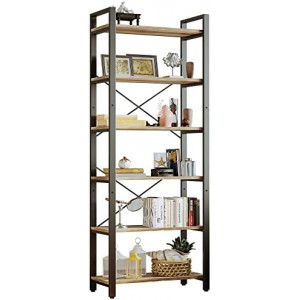 Bookshelf 6-Tier Ladder Shelf