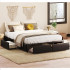 Queen Bed Frame with 4 Drawers Queen Bed Frame with 4 Drawers