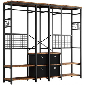 Garment Racks with Shelves