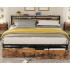 King Bed Frame with Storage Headboard