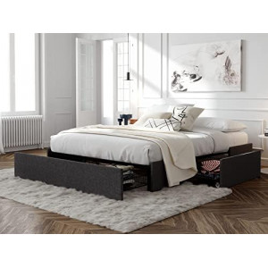 Modern Full Platform Bed Frame
