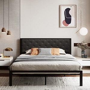 Queen Metal Platform Bed Frame