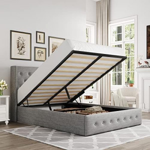 Queen Size Lift Up Storage Bed