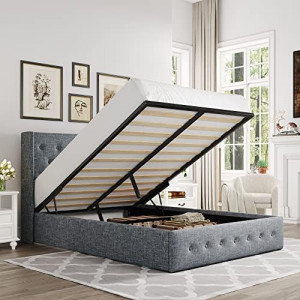 Full Size Lift Up Storage Bed